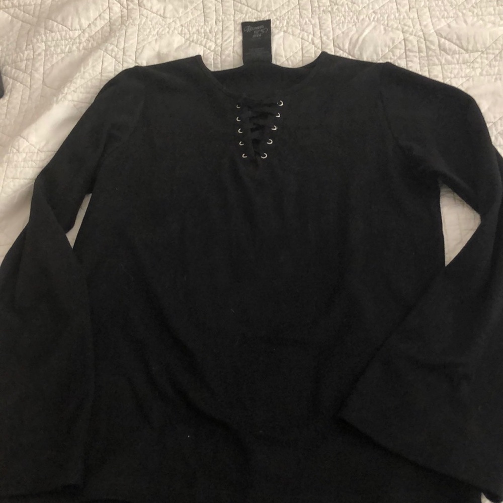 Flowers by Zoe ultra suede girls top